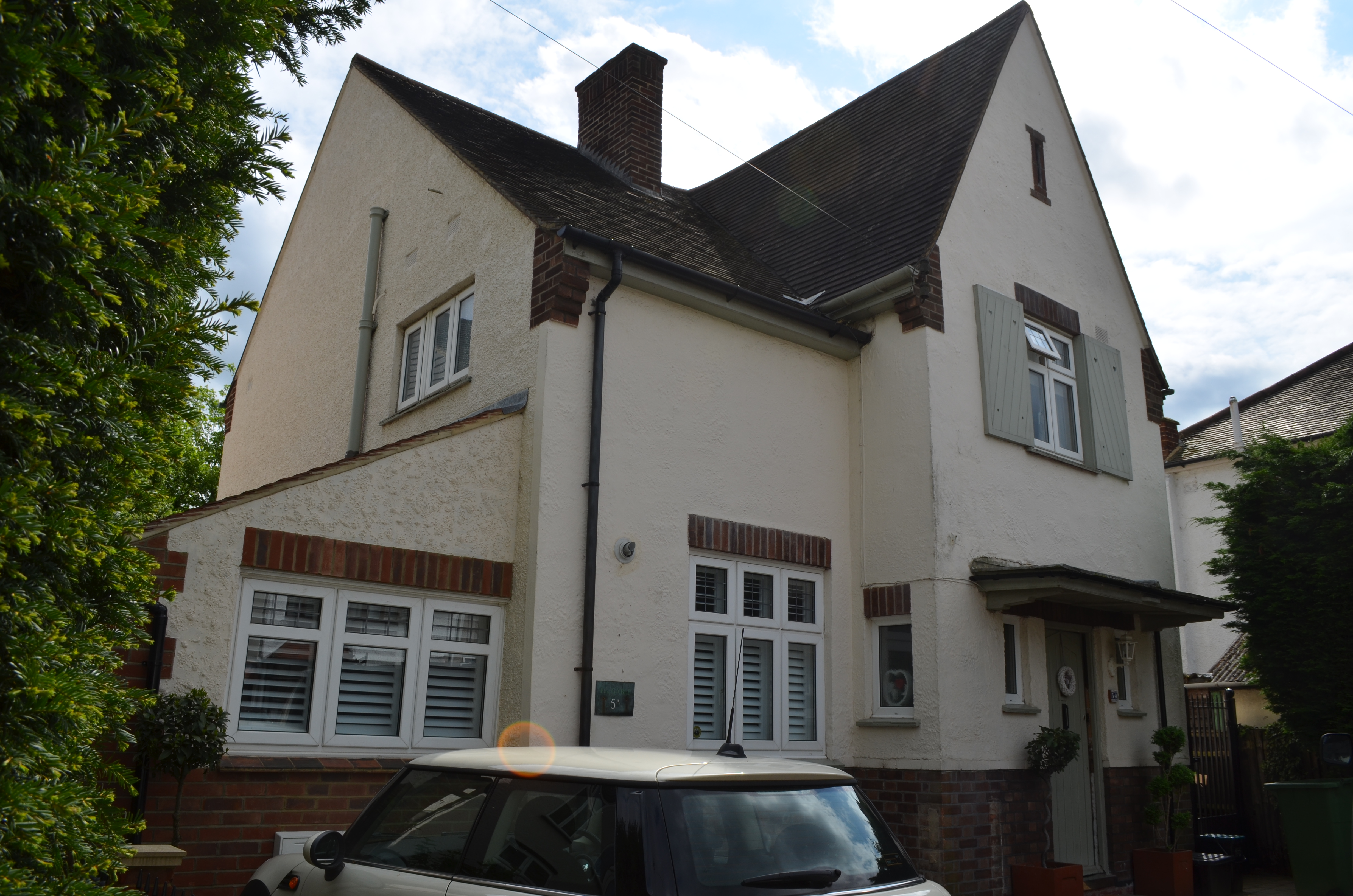 Tier on Tier Window Shutters in white